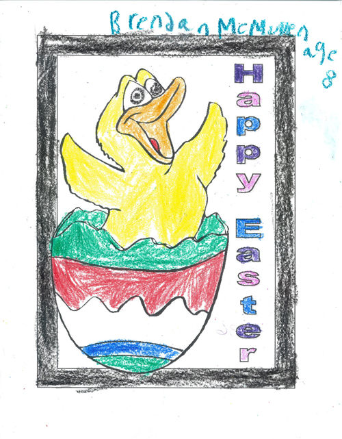 Easter Coloring Contest Winners