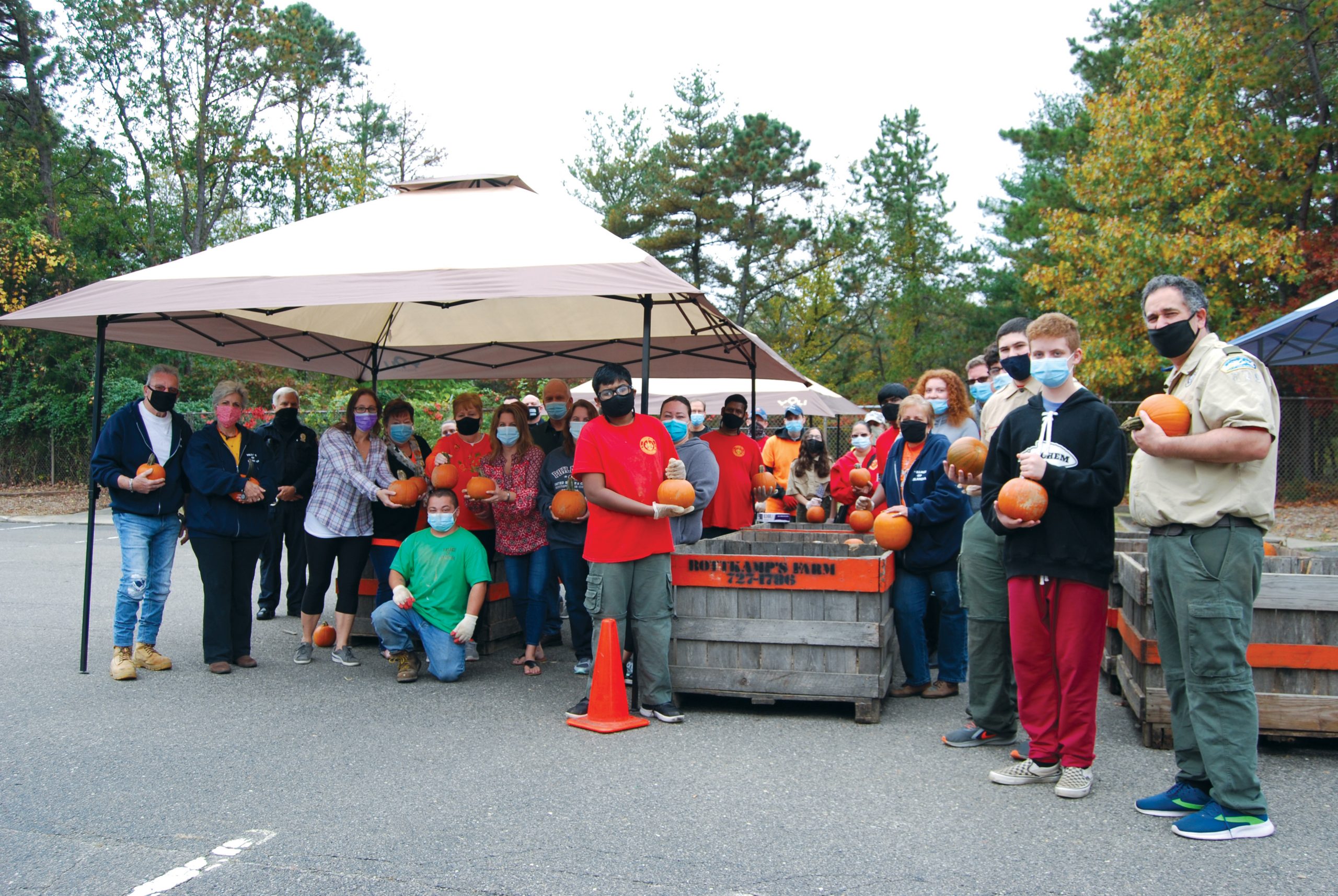 The Village of Islandia hosted a socially distanced Pumpkin Fest