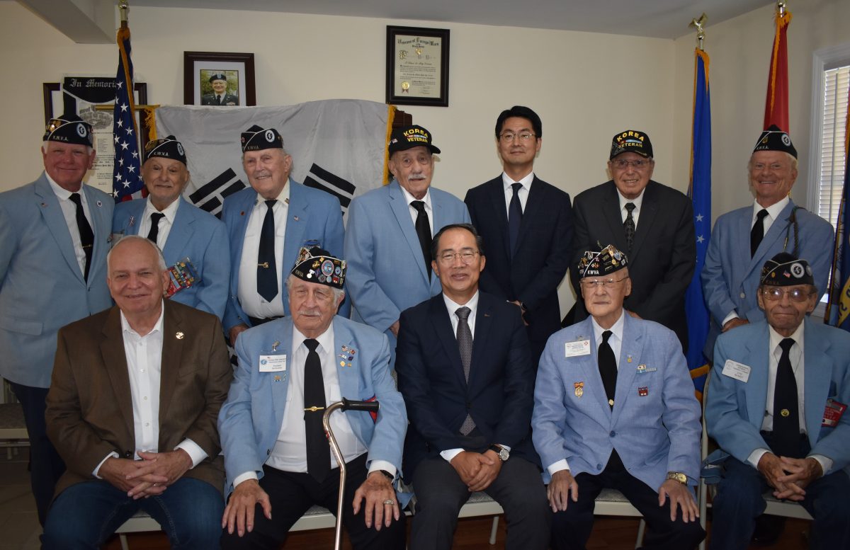 POSCO Honors Korean War Veterans Association, Department of New York President Sal Scarlato