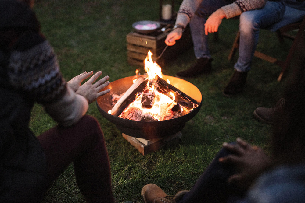 Practice Safety Around the Fire Pit!