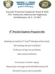 4th Precinct Explorer Program