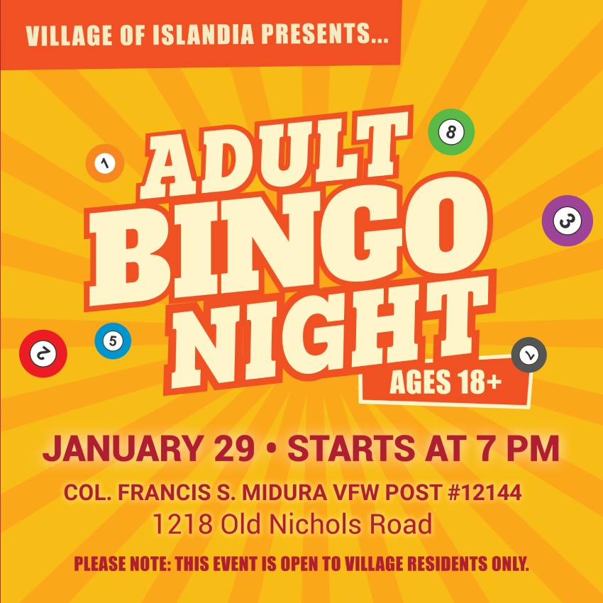 Adult bingo night
