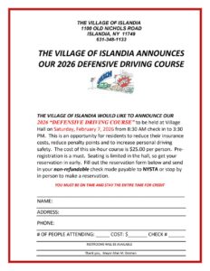 2026 Defensive Driving Course